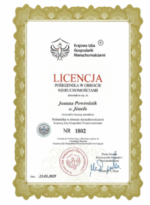 licencja pośrednik